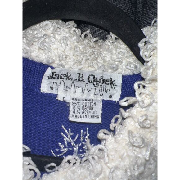 Ugly Christmas Sweater Vintage Xmas Cardigan Size Large - Picture 2 of 3